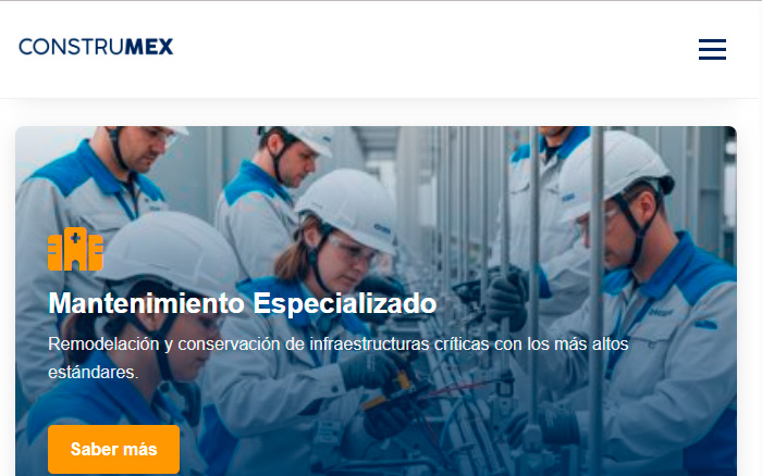 Sitio y asistente Construmex